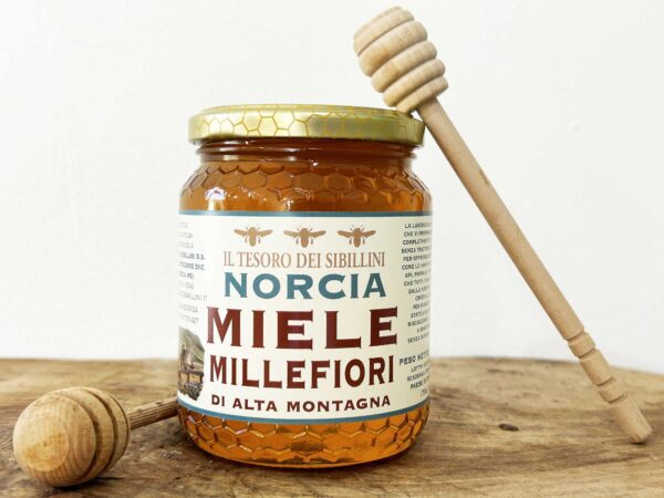 Miele millefiori di alta montagna raccolto a 1300 metri slm